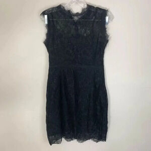 Esther Black  lace mini cocktail dress S